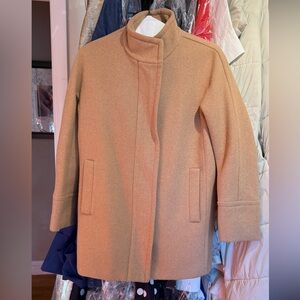 Women's J Crew Tan Coat 6